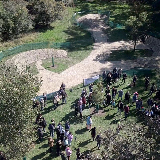 Some great drone shots of the Serpent Mound Celebration on Indigenous People&rsquo;s Day. Photos by Tom Callahan  #nwpwm #chicagopublicartgroup #serpentmound #ribboncutting